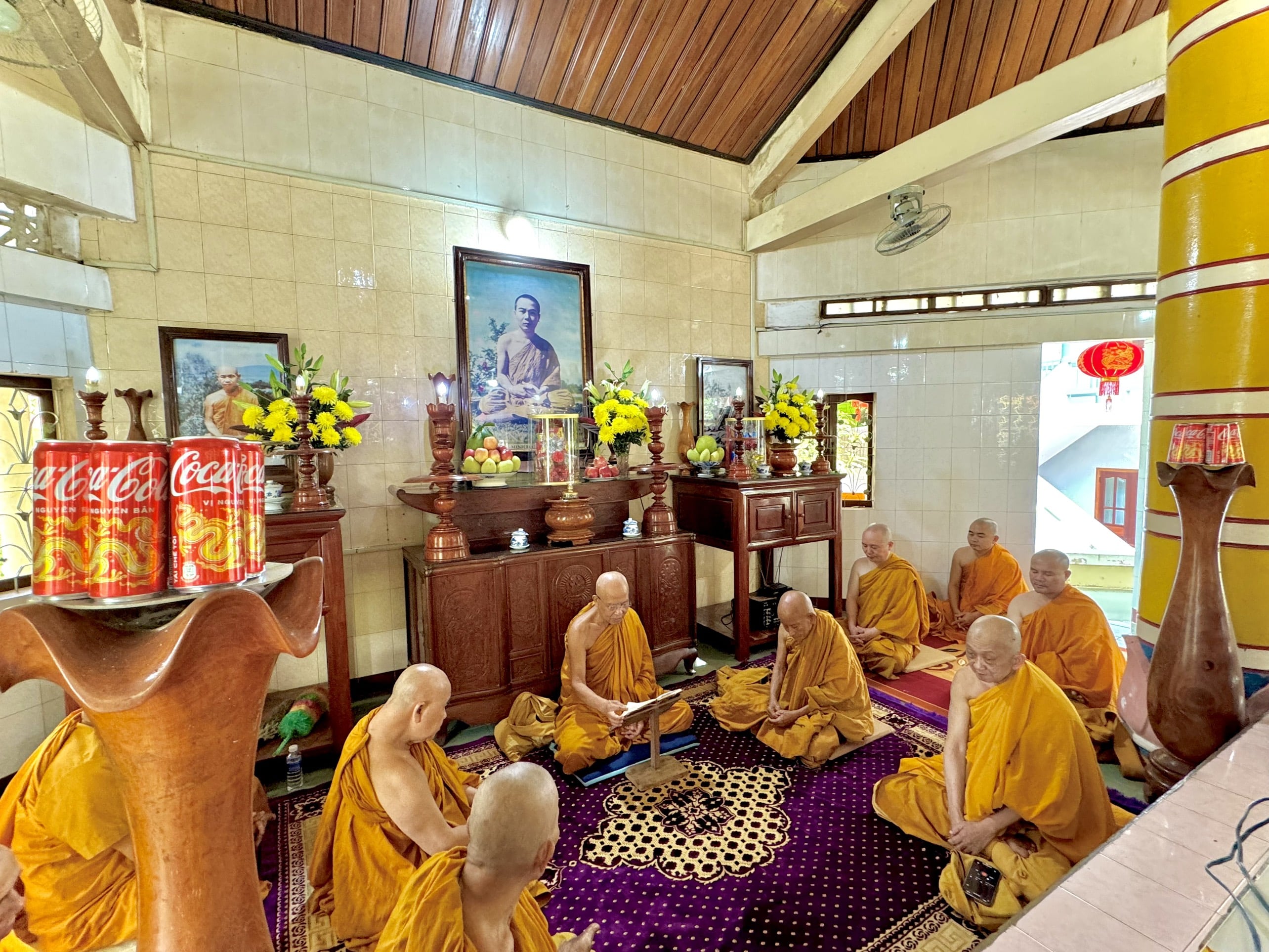 Hoài Nhơn Chư Tăng Hệ phái Khất sĩ tỉnh Bình Định Bố tát định kỳ